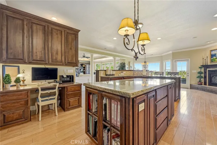 Kitchen desk space