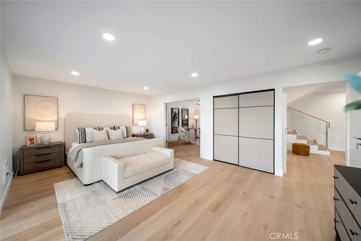 Secondary Bedroom opens to backyard with office