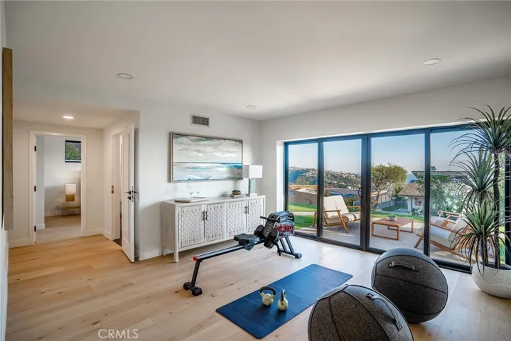 Gym opens to backyard