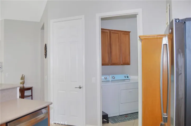 Yes, that is a handy pantry right next to the laundry entry from the garage, so unloading groceries is a breeze!