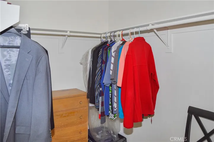 Spacious walk-in closet in 2nd bedroom