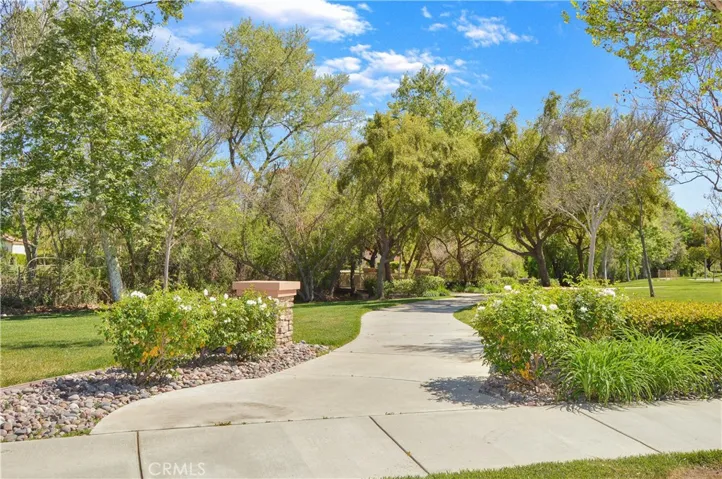 One of the many scenic pathways leading to the clubhouse