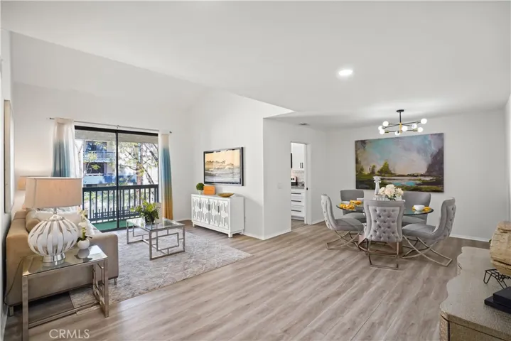 Open-concept living space