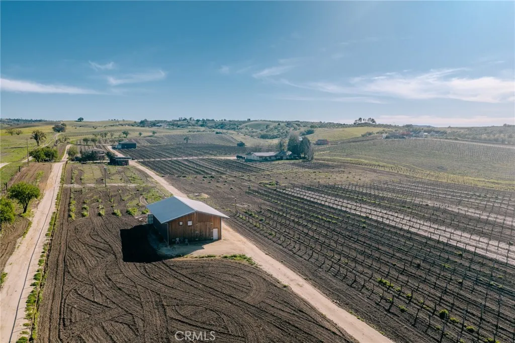 aerial view from front of property