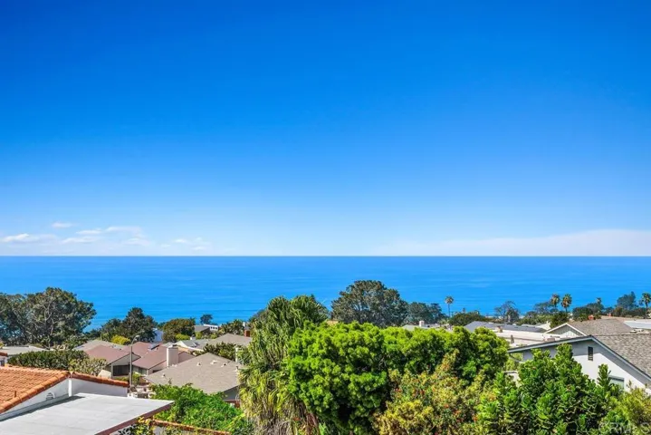 View of ocean from house