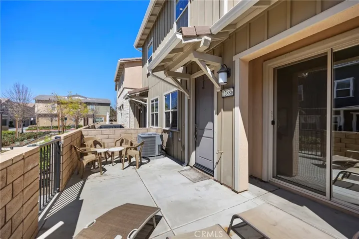 Private patio 1