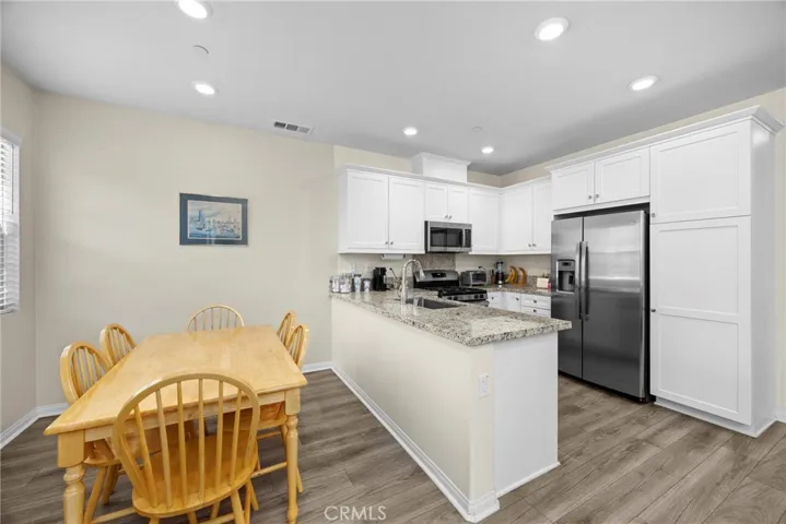 Kitchen + seating area 2