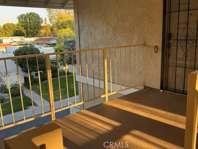 Main entrance with electronic lock