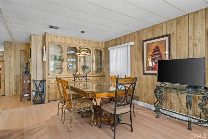 Dining Area with built-ins