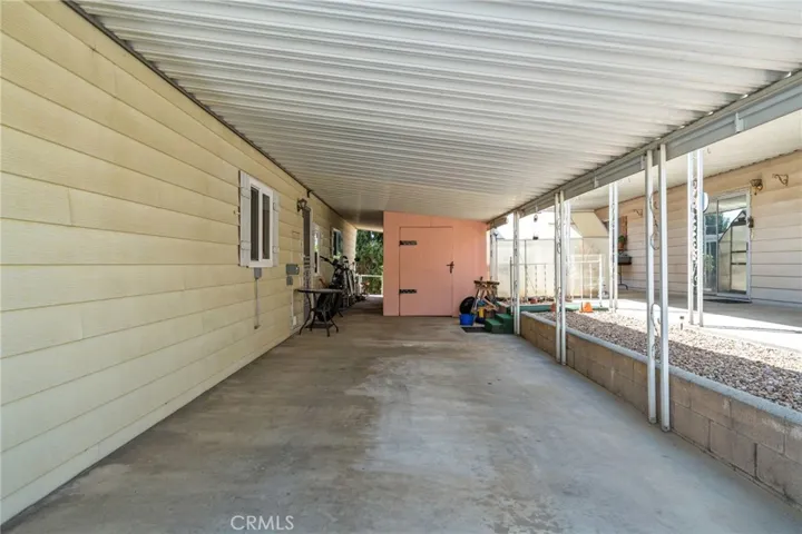 Carport with Shed