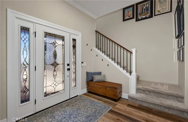 Entry to primary loft stairs