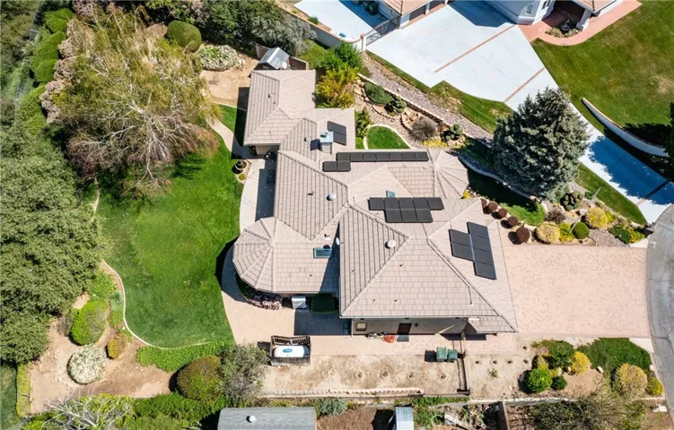 Aerial image of home