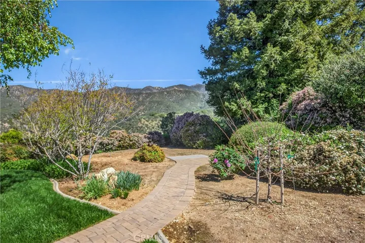 Backyard landscaping and hardscape and those views!