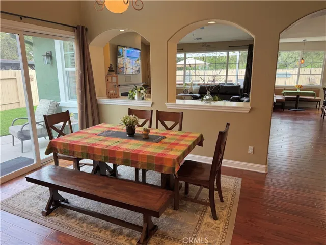 Patio off dining room