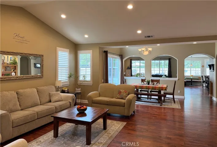 Living room looking towards family room