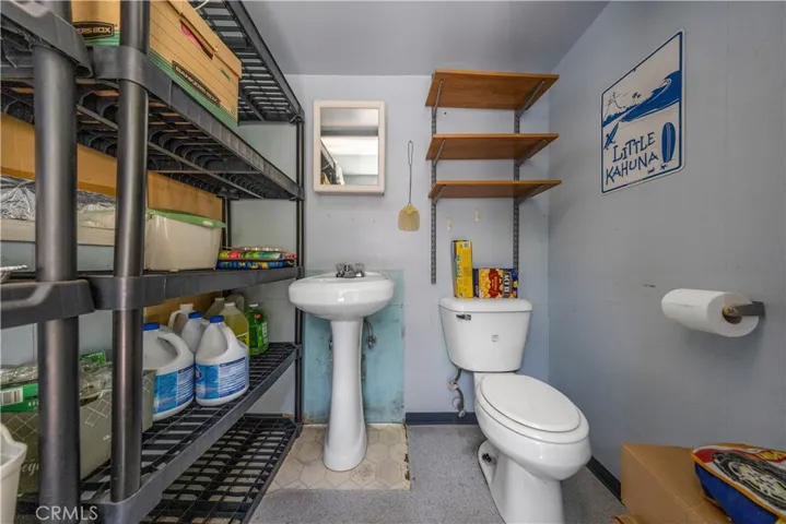 Inside look of the cabana