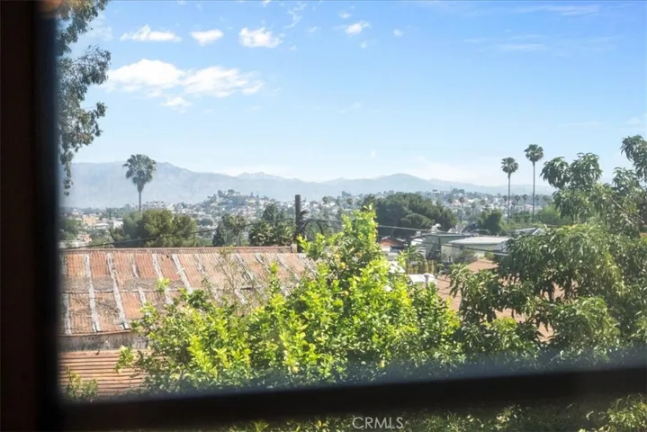 view from second floor window