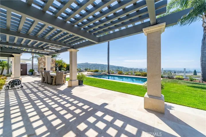The Limestone Columns and French Limestone decking are Like a Spa and just plain Fabulous.