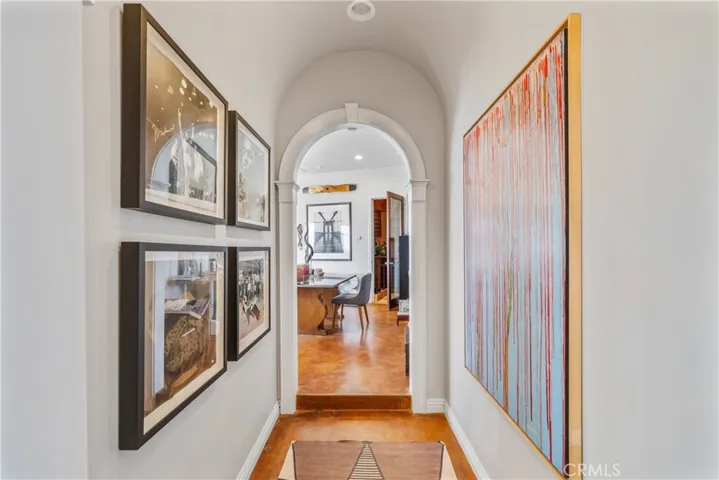 Barrel Vault to Studio Wing.