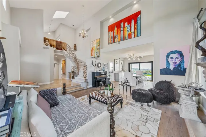 Living room to dining room.