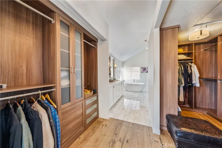 Walk In Closet to the right and more to the left.