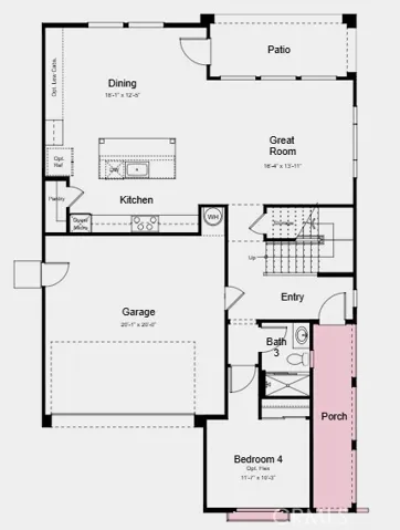 Additional Highlights Include: Sink with faucet at laundry room.