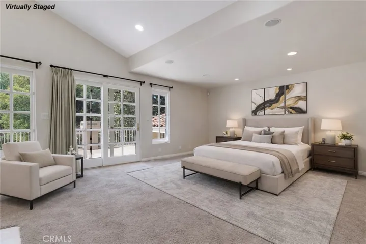 Primary Bedroom Virtually Staged