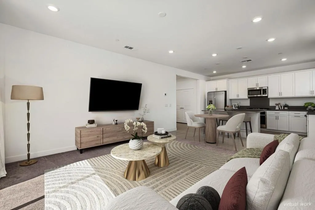 Living Room - Virtually Staged