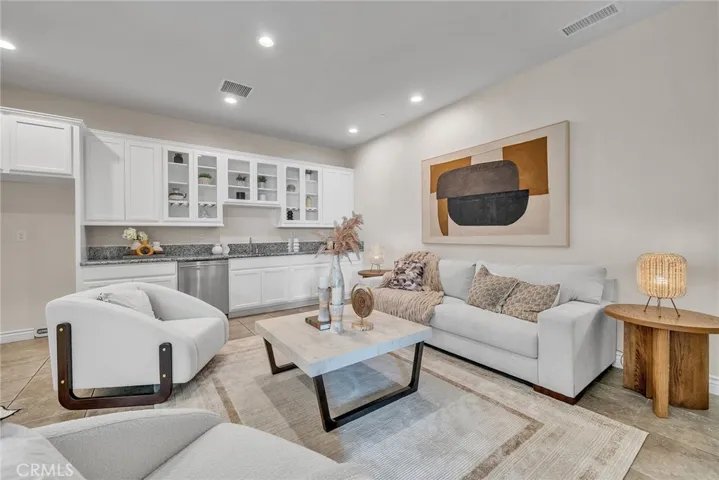 Lower Level Kitchenette & Living Room