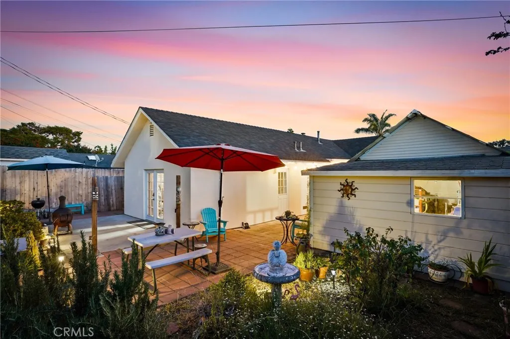 Backyard + Detached Garage