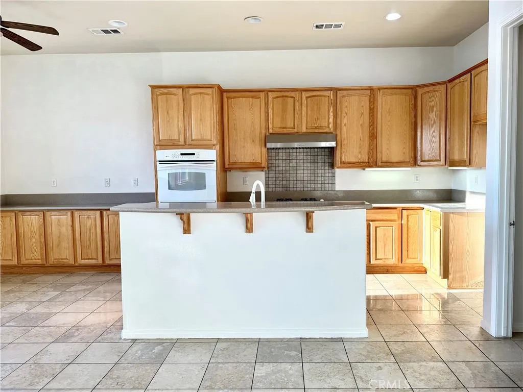 Kitchen open to Family Room