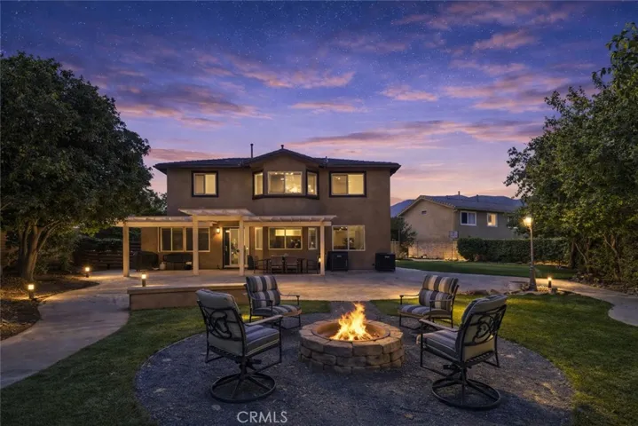 Entertainers backyard! Digitally enhanced to show the lights and sky (but it really does look like this)