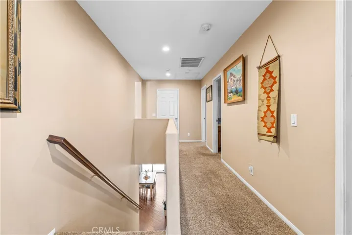 View of the top of the second set of stairs.