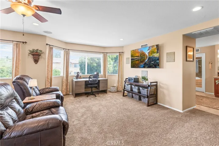 Great use of space in the primary bedroom.