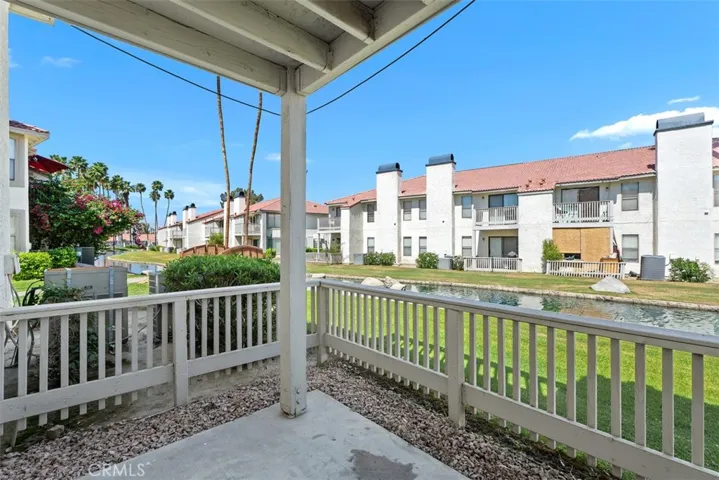another angle from porch and water feature