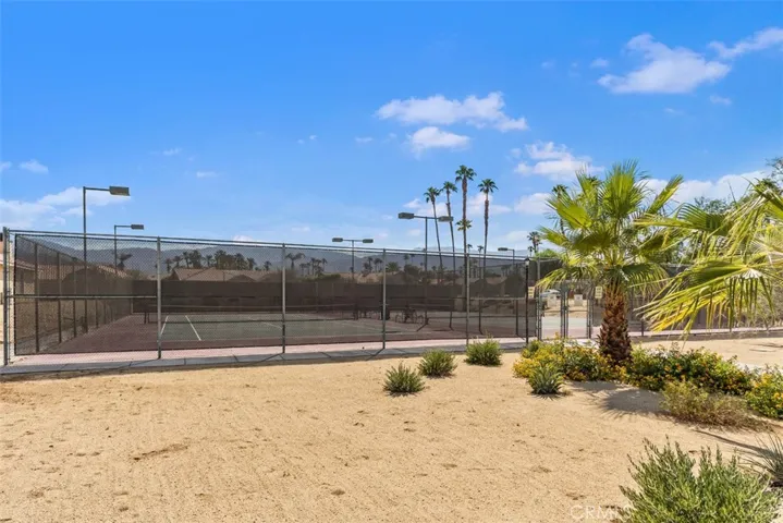 Community tennis courts