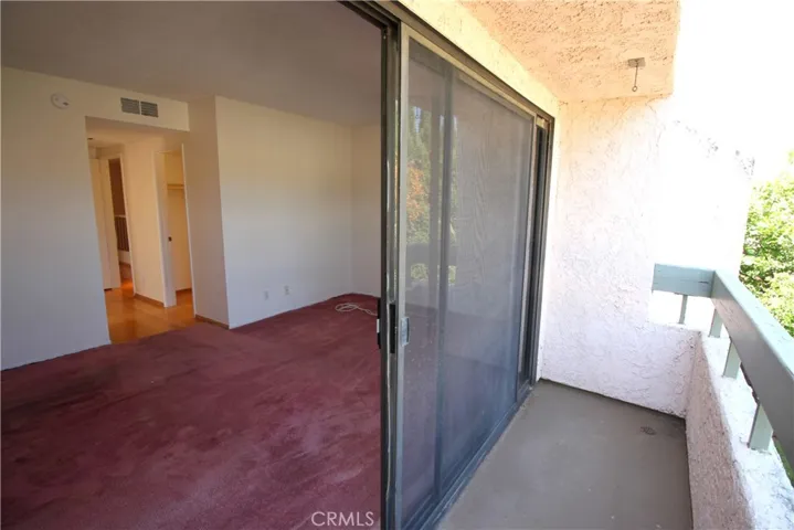 Main bedroom and balcony