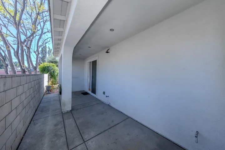 Private patio