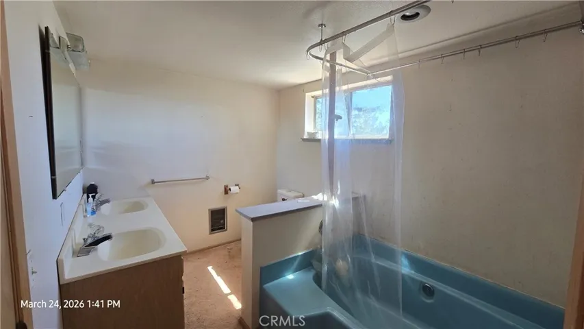 Bathroom connected to Bed #2 & Hallway