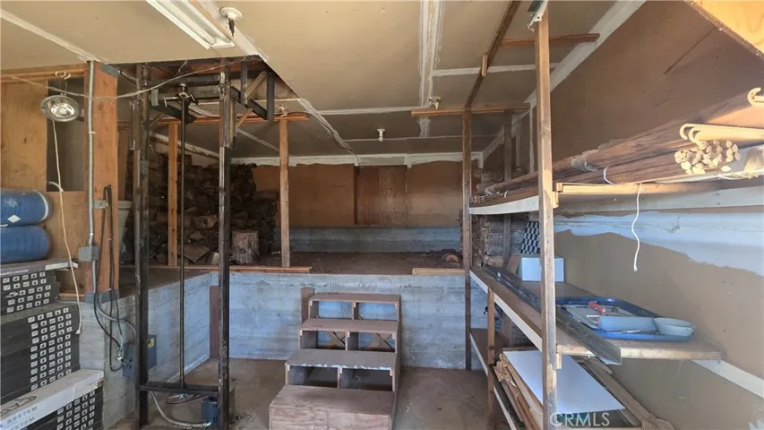 Plus additional firewood storage