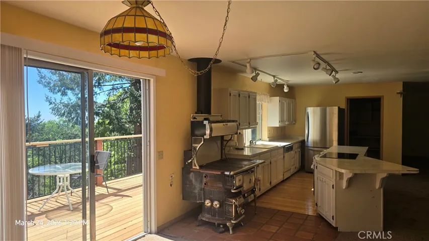 Old Style Wood Cookstove + Modern stove & oven