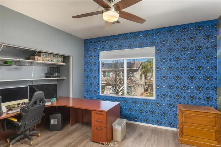 Upstairs bedroom.  Currently used as an office.