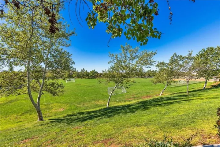 Soccer field located across the street.  Very well maintained.