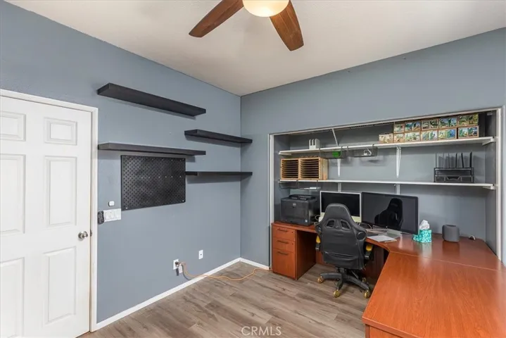 Another view of upstairs bedroom/office.