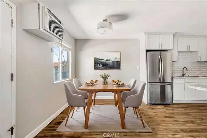 Dining room. (Virtually enhanced).