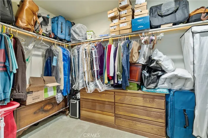 Large walk-in closet in primary