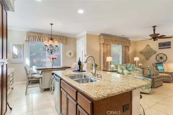 View from Kitchen toward Greatroom