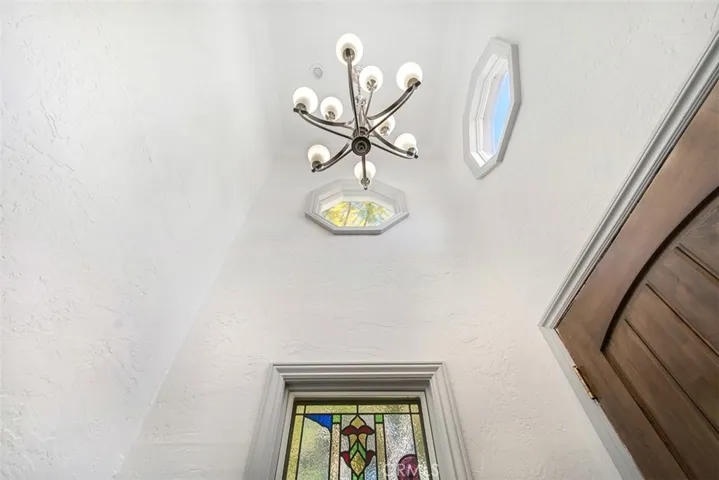 High ceilings in classic entryway