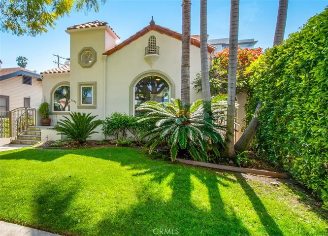 Front of home and beautiful frontyard