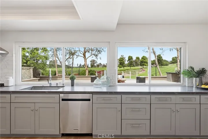 Imagine washing the dishes at this sink while looking at this view